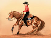 Western, Equine Art - Spin